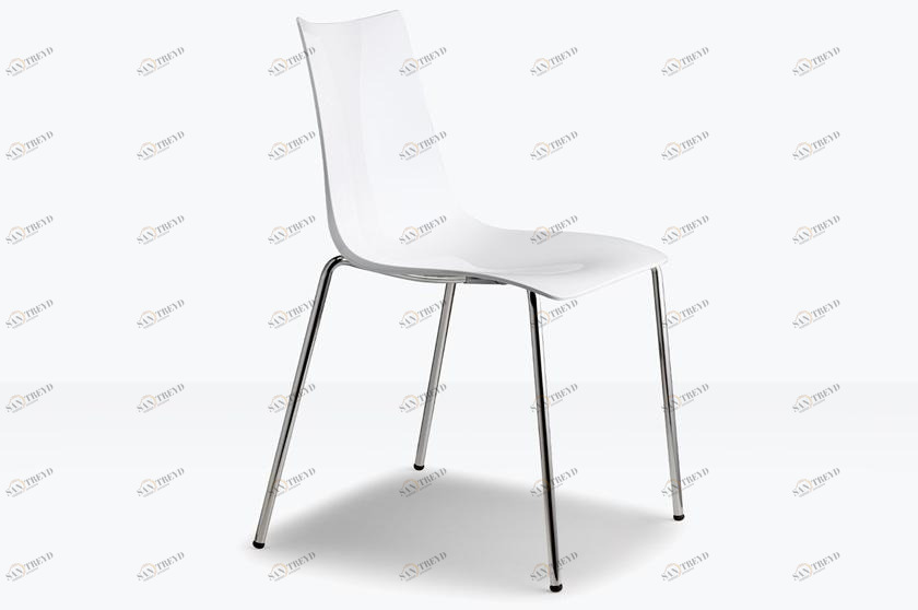 SCAB DESIGN Штабелируемый стул из поликарбоната Zebra sun-id-1463203