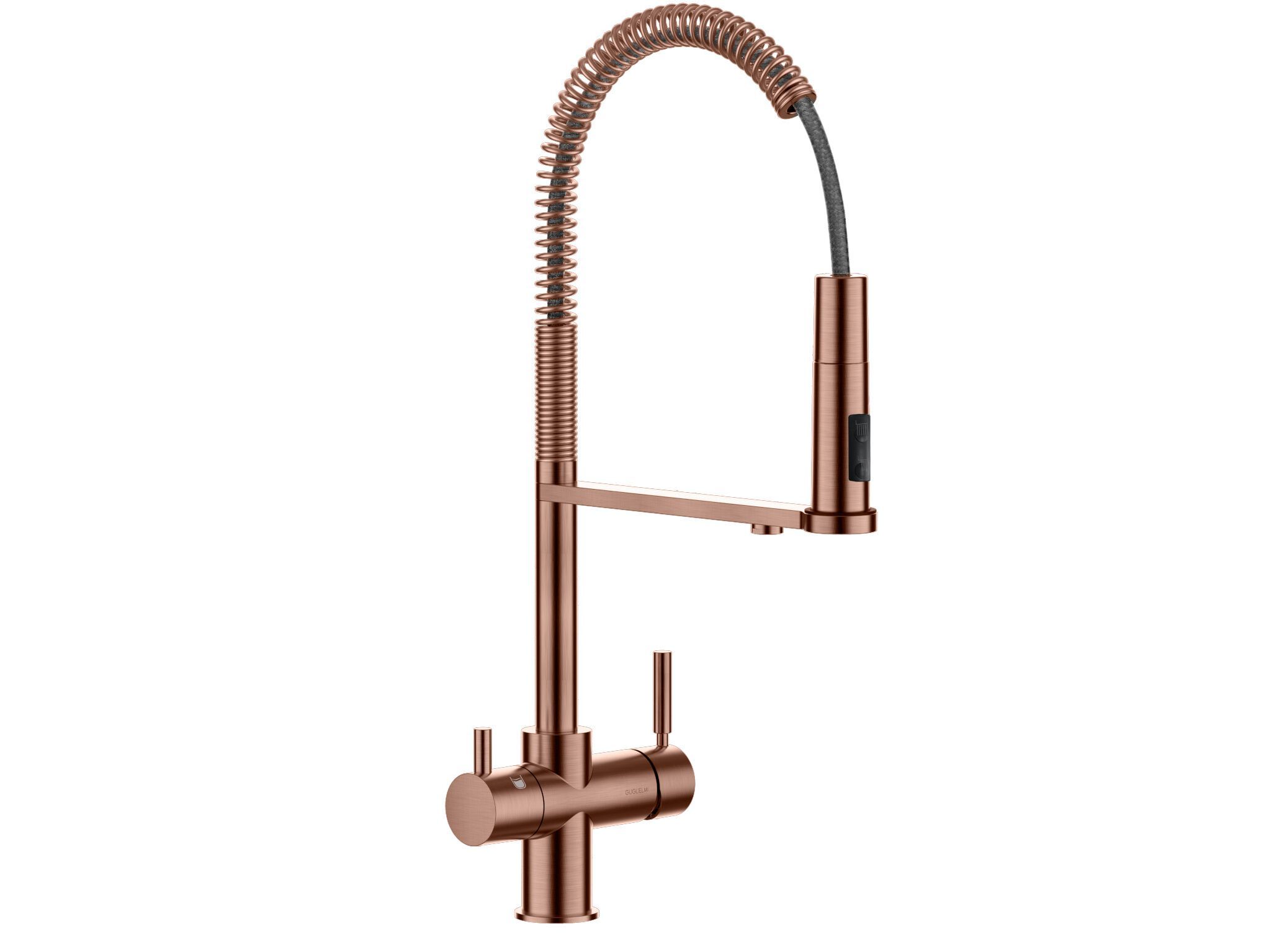 Однорычажный смеситель для кухни с выдвижным ручным душем GUGLIELMI RUBINETTERIE Pura ARCH-00145312 - Вид №3