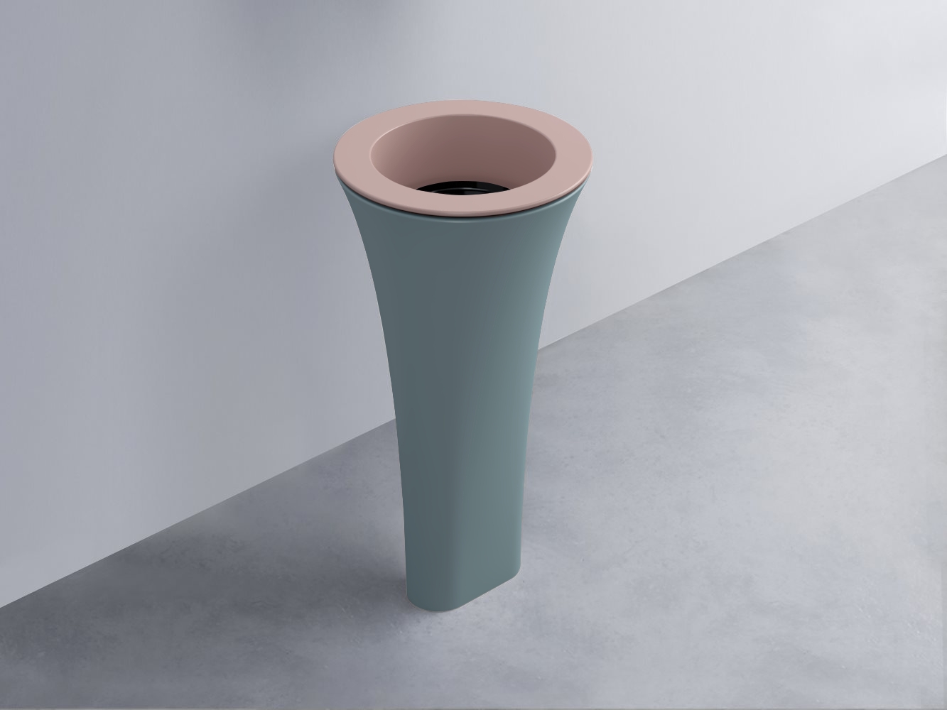 AMLA45-CP+AMPILT-N+AMCOLT-PL Раковина Amedeo Tondo отдельностоящая cielo Enjoy + Amedeo Ceramica Cielo