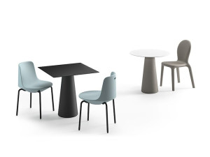 Пластиковый прямоугольный обеденный стол