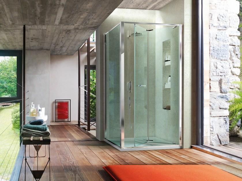 VISMARAVETRO Угловая душевая кабина на заказ из закаленного стекла Junior sun-id-1505411 - Вид №1