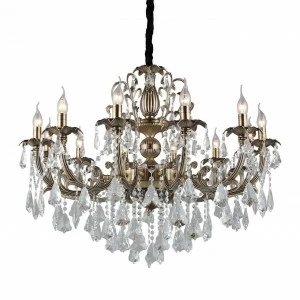 Подвесная люстра Omnilux Grosseto OML-77733-12 бронза OMNILUX ДИЗАЙНЕРСКИЕ, GROSSETO 280129 Бронза