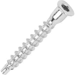 Стяжка мебельная шурупная HEX 7x50 мм цвет хром 15 шт. 10949324 STLM-2025751