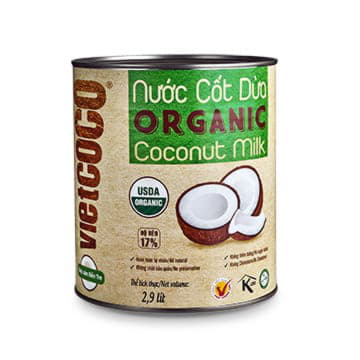 Кокосовое молоко VietCOCO Organic 2,9 л Santreyd 28133