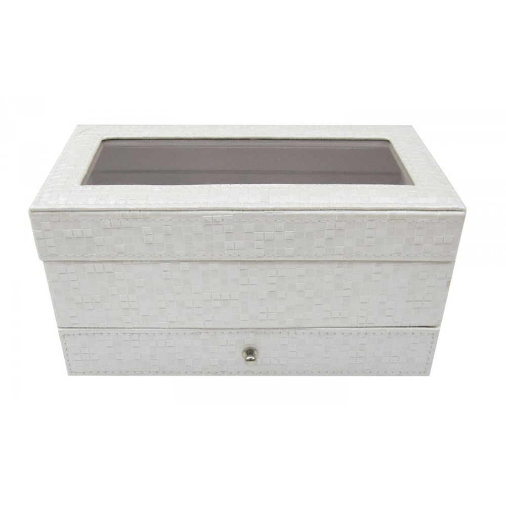 219277 Шкатулка для украшений и часов №04 17 х 17 х 7 см РЕМЕКО 