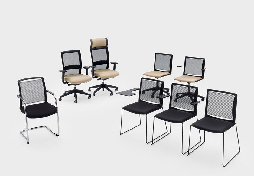 Viganò Стул консольный из ткани с подлокотниками Winner sun-id-1497198 - Вид №1