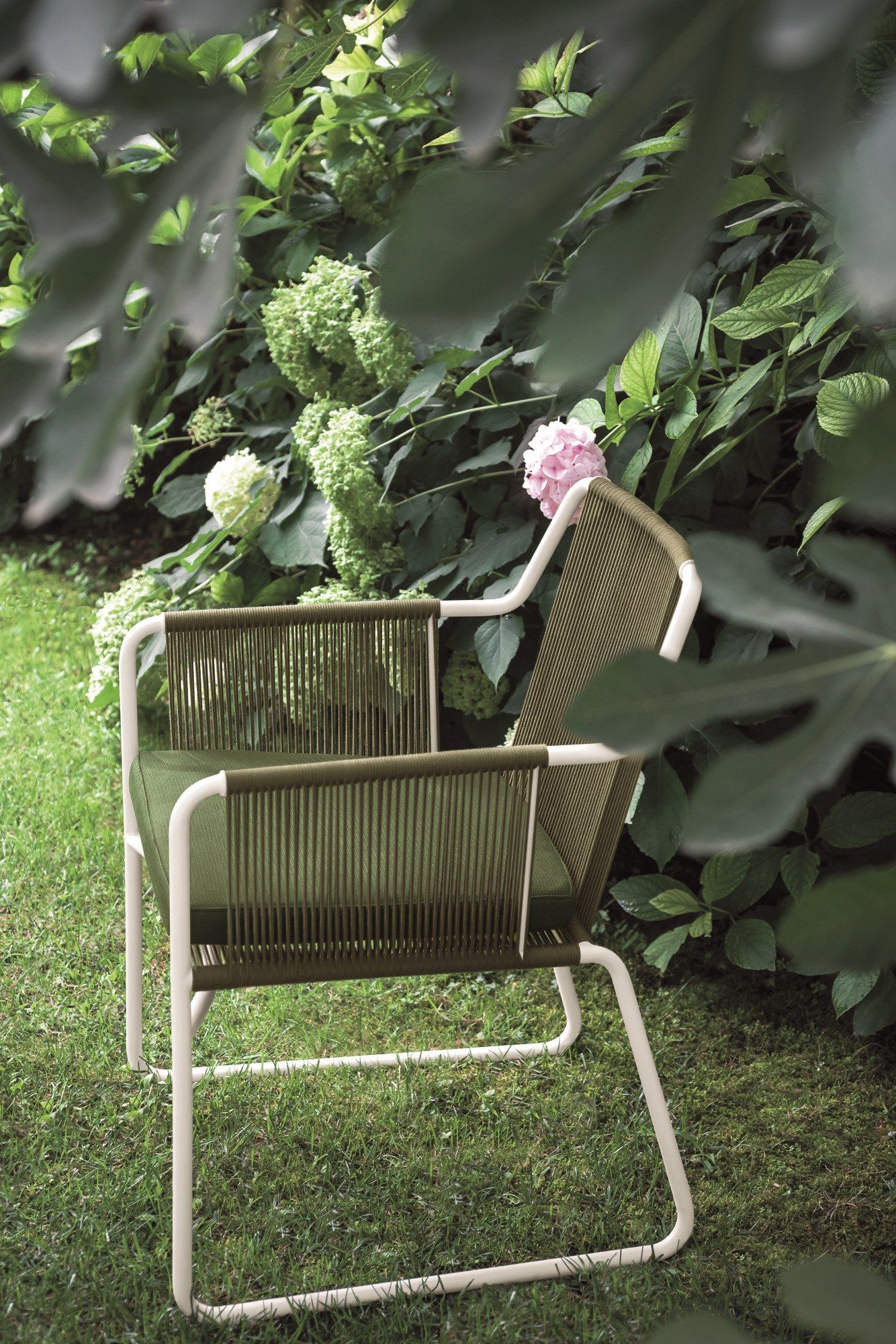 Веревочный стул для сада с подлокотниками RODA Harp ARCH-00102244 - Вид №12