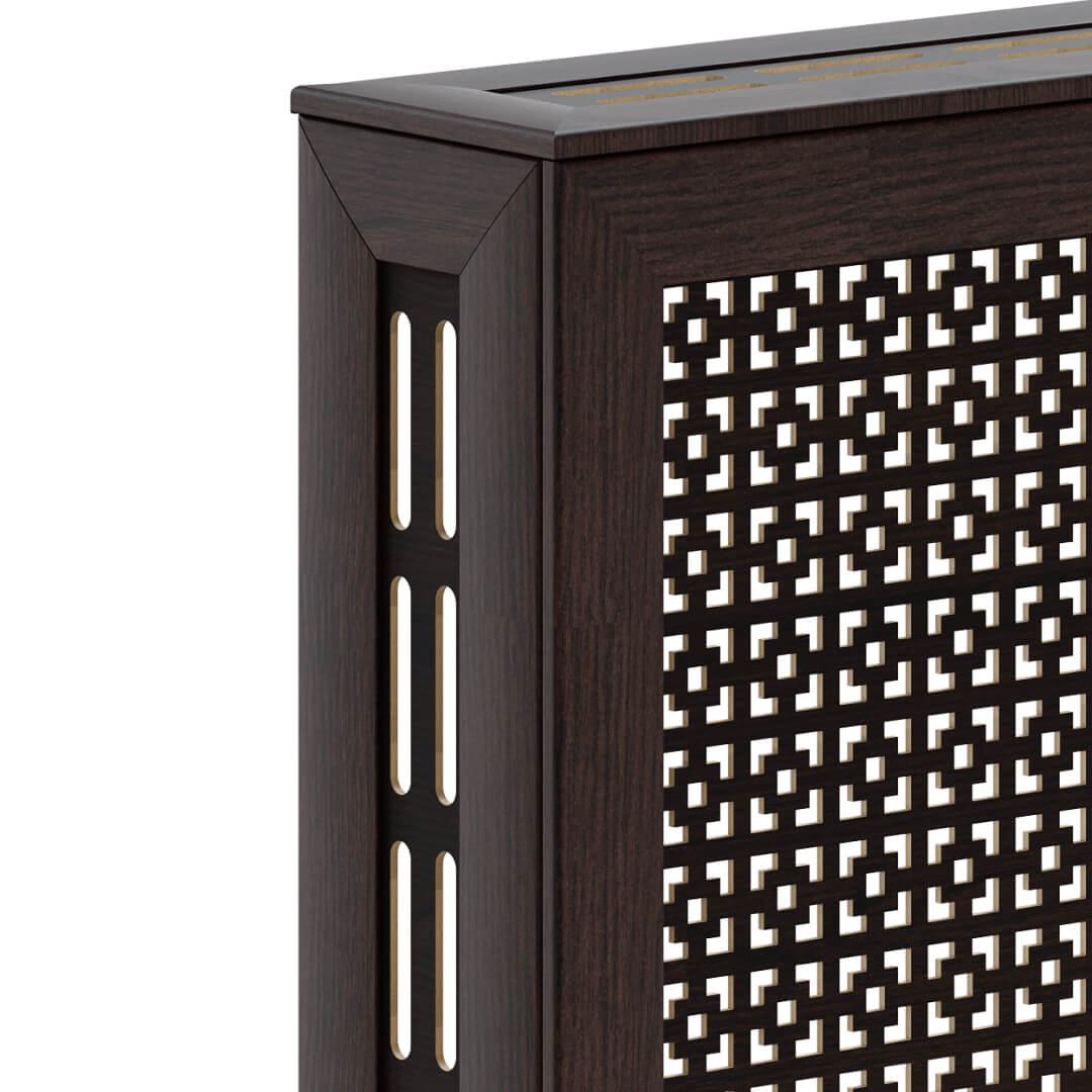 Экран для радиатора 60х60 см Дамаско венге STELLA Standart STSR-1147