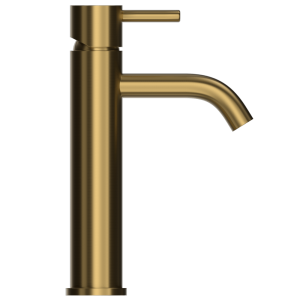 R376-L Моноблочный смеситель из матовой латуни, выступающий duten