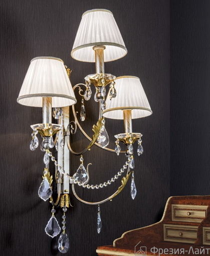 Orion WA 2-1305/3 silber-gold Miramare бра 105538