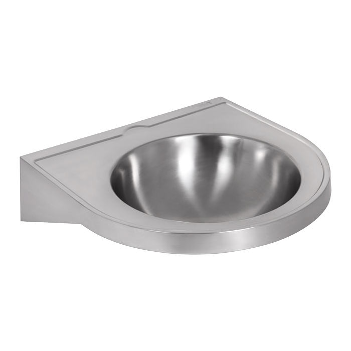 93478 Нержавеющий подвесной умывальник для инвалидов SANELA 