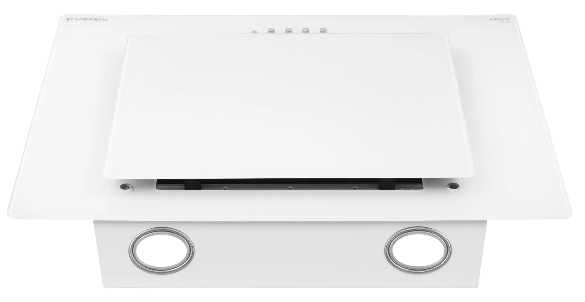 9168702 Вытяжка наклонная Meferi AIRBOX60WH POWER белый/белый STDN-0149471 - Вид №5