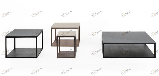 Marelli Низкий квадратный деревянный журнальный столик sun-id-1503902