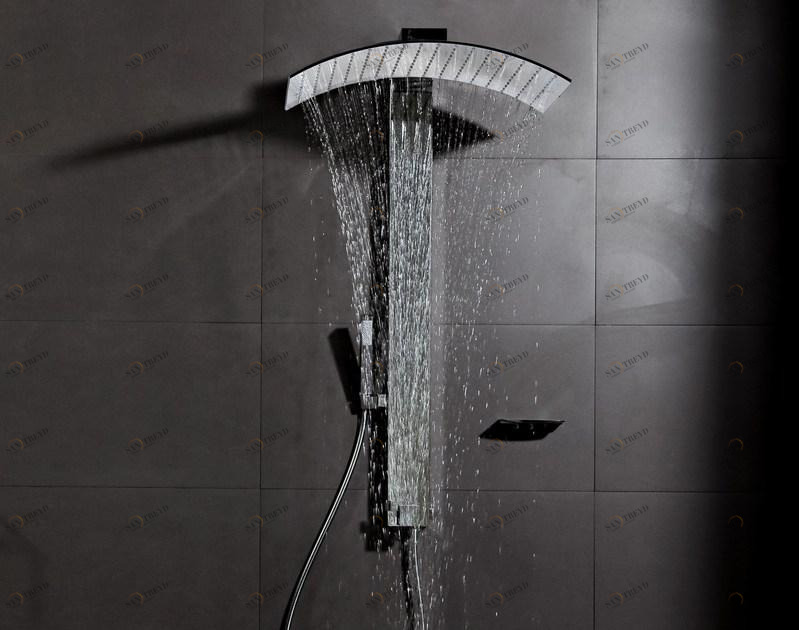 tender rain Настенная душевая стойка из латуни Pluvia sun-id-1449639