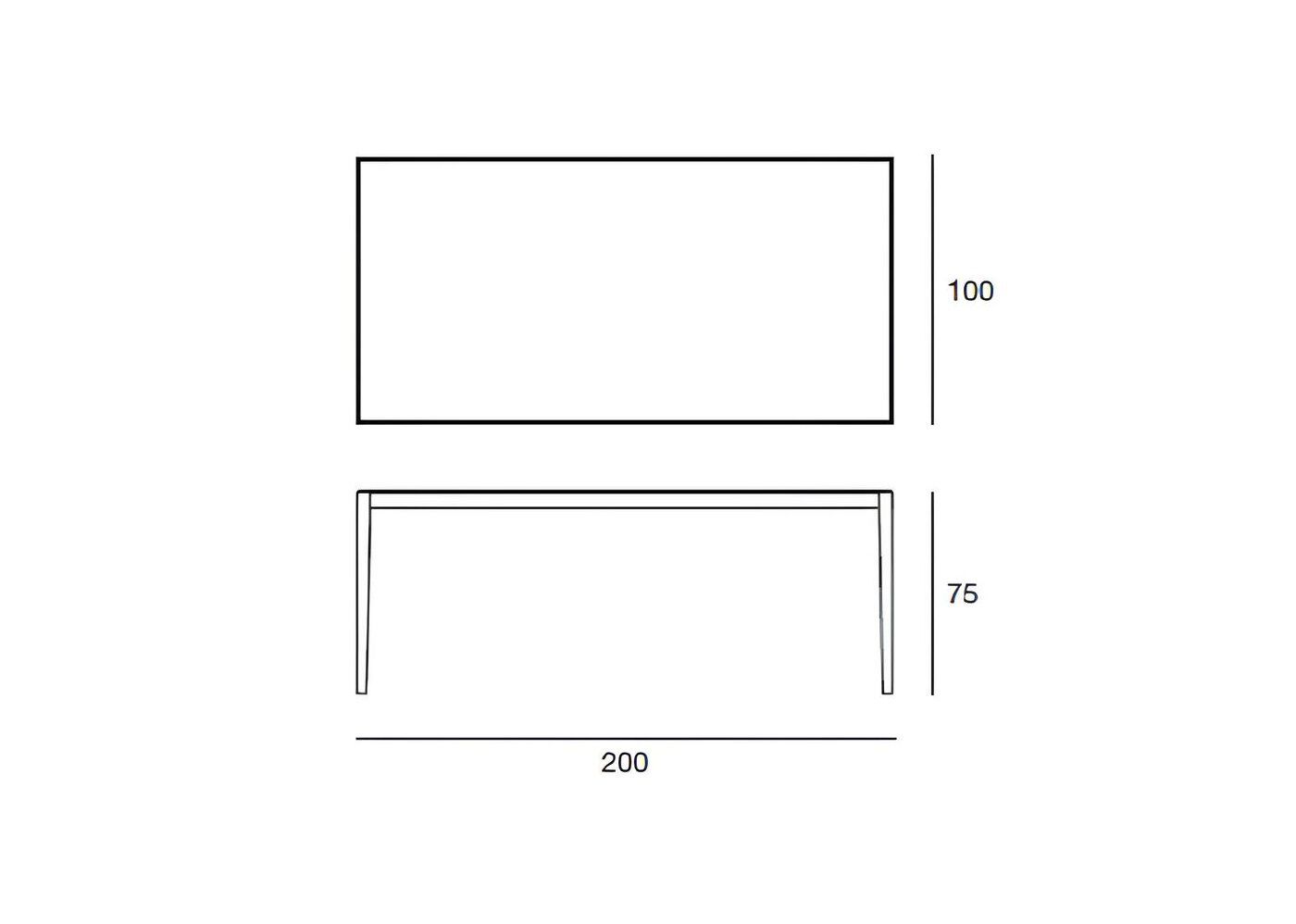 Фиксированный прямоугольный обеденный стол Pacini & Cappellini ARCH-00090346 - Вид №5
