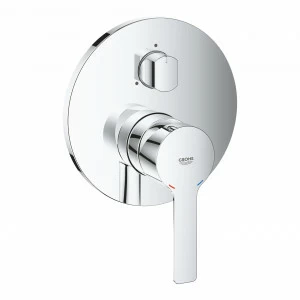 Внешняя часть смесителя для ванны GROHE Lineare New с переключателем на 3 положения, хром (24095001)