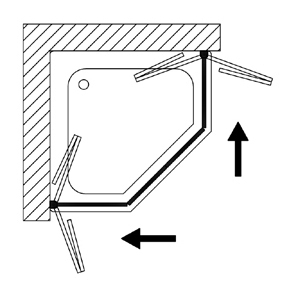 B9555ULUTR Alter Сollection душевая зона  Samo America 41277 - Вид №1
