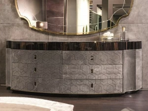 Longhi Кожаный комод со встроенными ручками Loveluxe 2018 – illusion collection Y 855