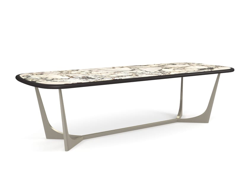 Прямоугольный каменный обеденный стол Caracole Vena ARCH-00064824