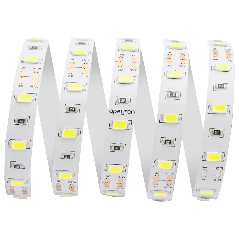 Светодиодная лента 19,6Вт/60LED/м свет холодный белый IP23 15785795 STLM-2059698 APEYRON  - Вид №1