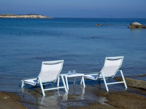 Прямоугольный алюминиевый журнальный столик