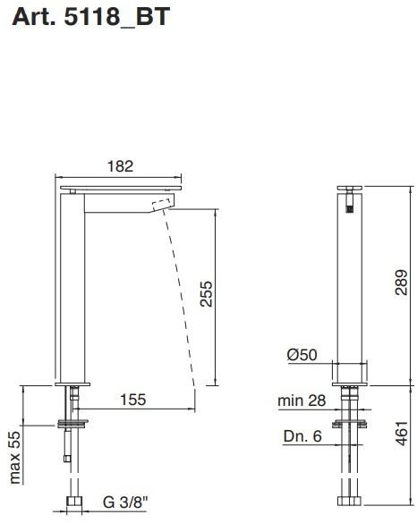 Rubinetterie Treemme Time_out  5118-5118_cl  - Вид №2