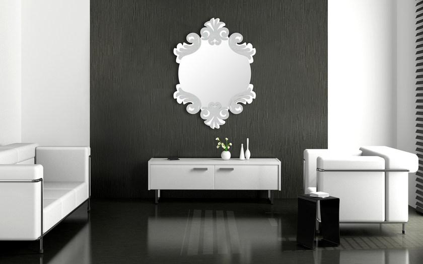 LAS Зеркало настенное круглое в раме sun-id-1389650 - Вид №3