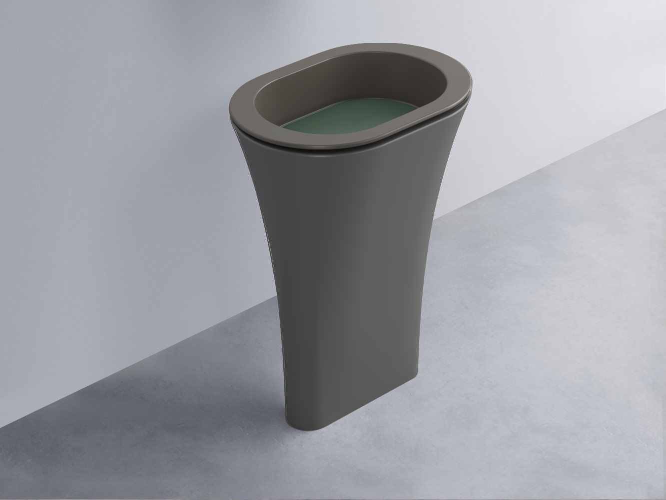 AMLA65-FN+AMPILO-MU+AMCOLO-CM Раковина Amedeo Ovale отдельностоящая cielo Enjoy + Amedeo Ceramica Cielo