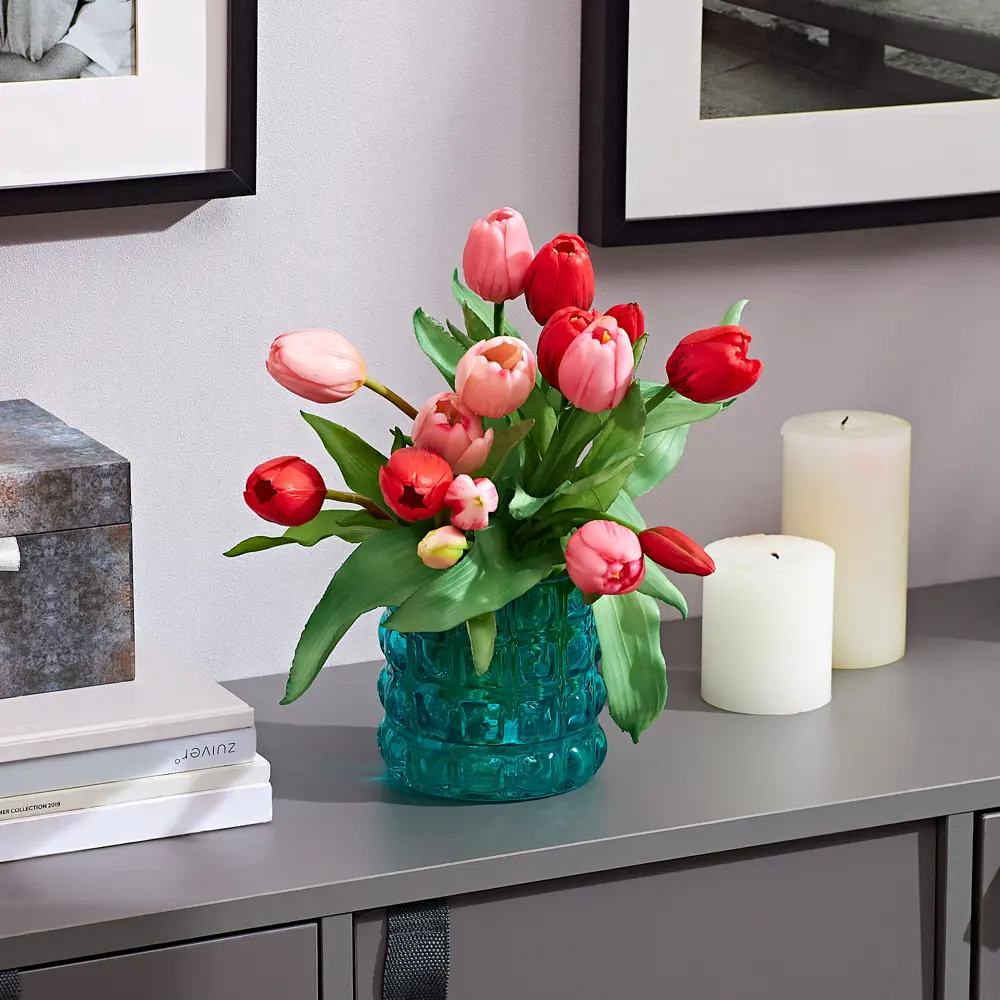 Ваза Авиньон малая цвет зеленый прозрачный EVIS STLM-2178633