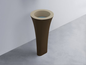 AMLA45-AV+AMPILT-PL+AMCOLT-CA Раковина Amedeo Tondo отдельностоящая cielo Enjoy + Amedeo