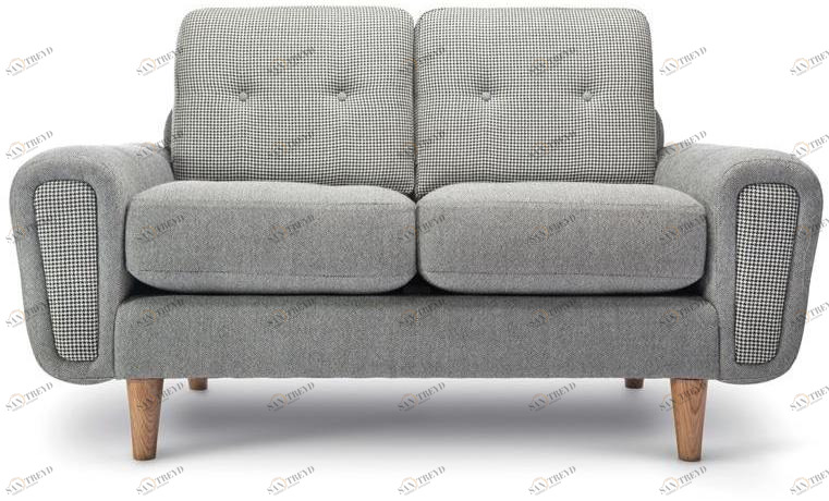Deadgood Стеганый диван из 2-местной ткани Harvey Hs2