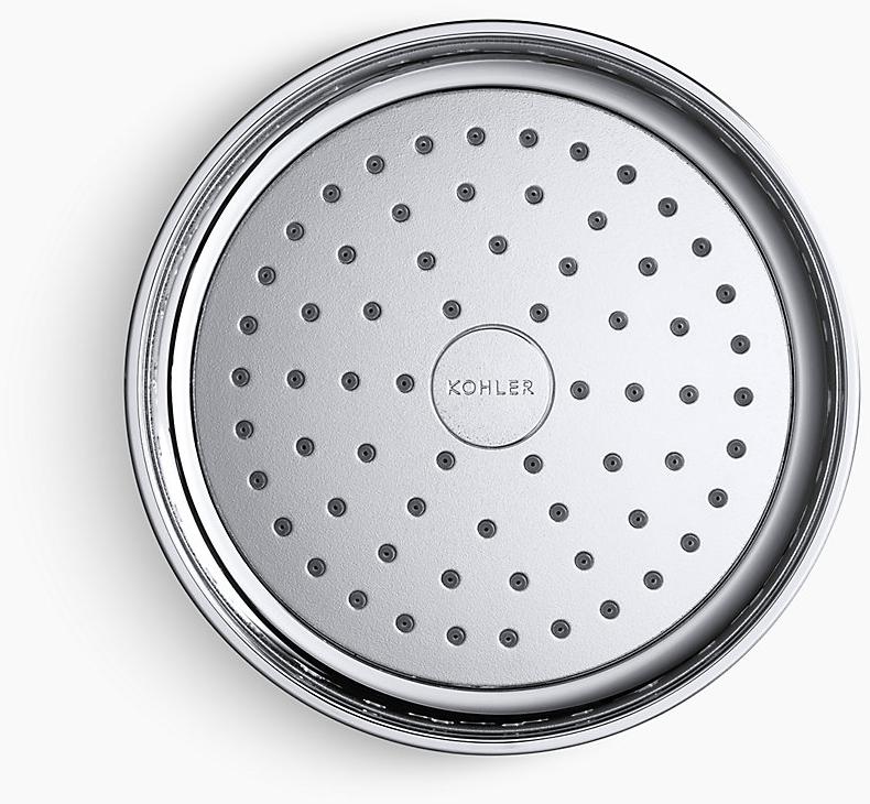 KOHLER Однофункциональная настенная душевая лейка Purist 2,5 галлона в минуту с технологией всасывания воздуха Katalyst K-965-AK-BN  - Вид №2