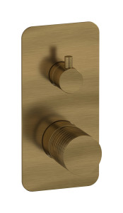 Внешние части встроенного в стену смесителя на 3 потребителя WE ARE IB ga312mb Modern Bronze Gatsby