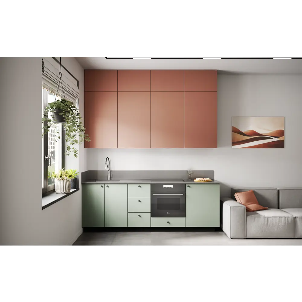 Фальшпанель Konsensa Тара терракотовая для кухонных шкафов 89385594 STLM-1523963 - Вид №5