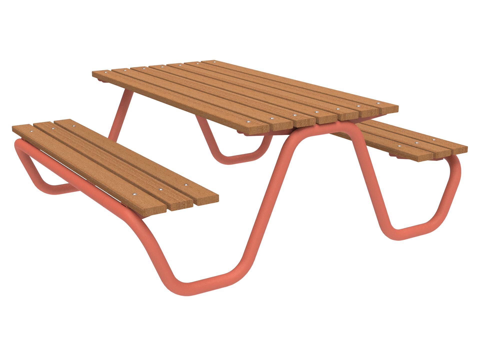 Стол для пикника со встроенными скамейками Lazzari GRAZ ARCH-00017279 - Вид №3