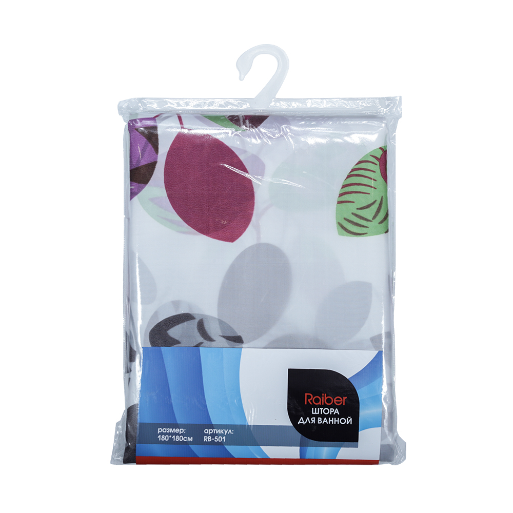 RB-501 Штора для ванной комнаты Raiber  - Вид №3