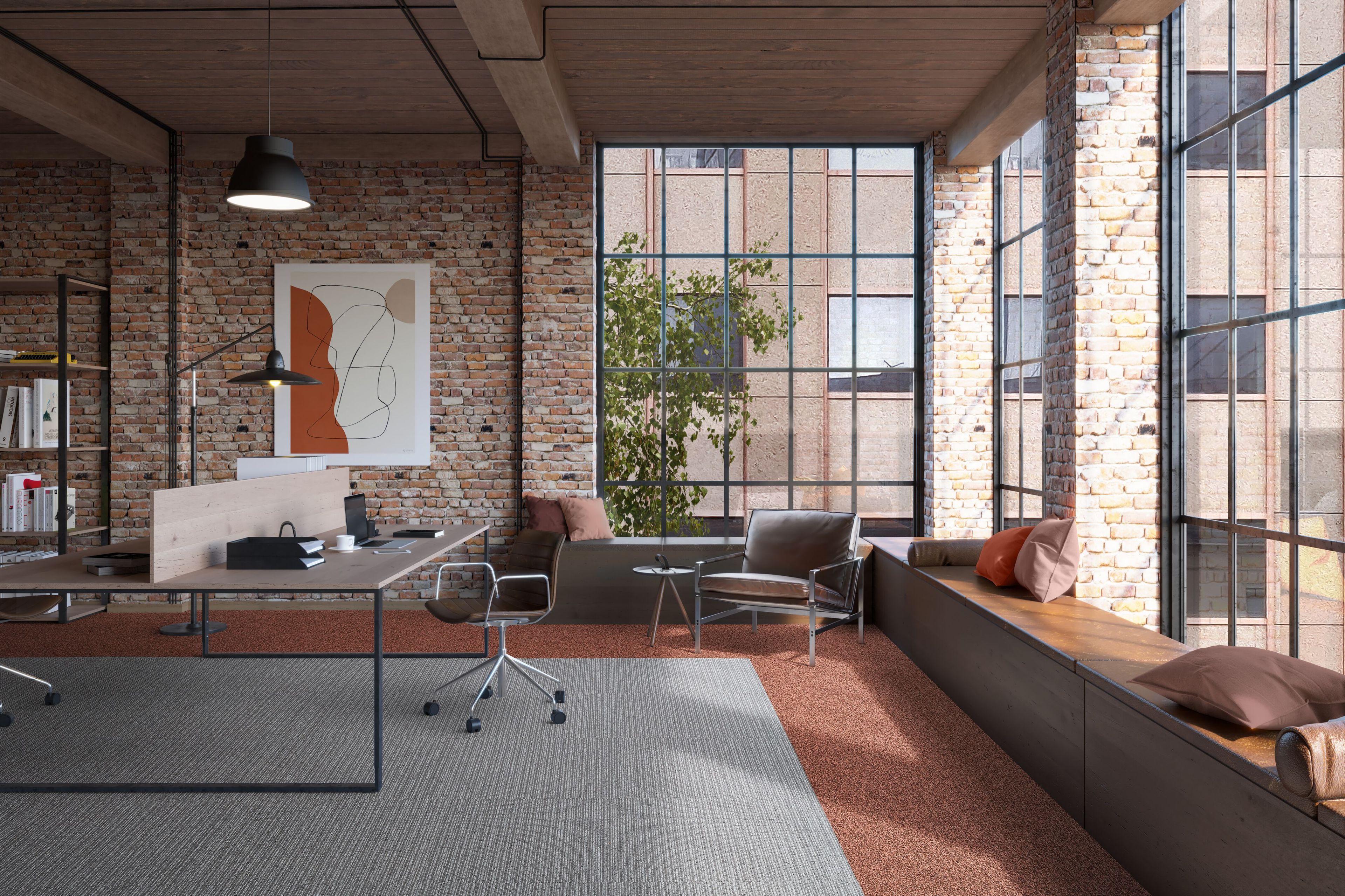 Нейлон®сплошной цвет ковер MODULYSS First ARCH-00082649 - Вид №3