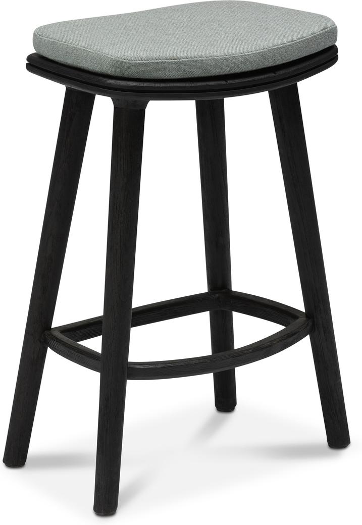 Табурет 61 teak nero Manutti Solid MNST06