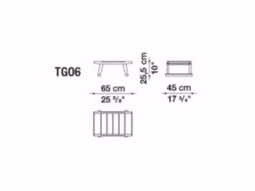 Прямоугольный садовый стол из тикового дерева B&B Italia Outdoor Чт ARCH-00077588 - Вид №13