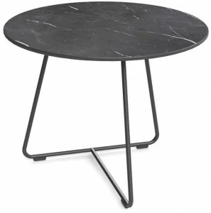 ZÜCO Круглый металлический журнальный столик и столешница из hpl Averio Av 245