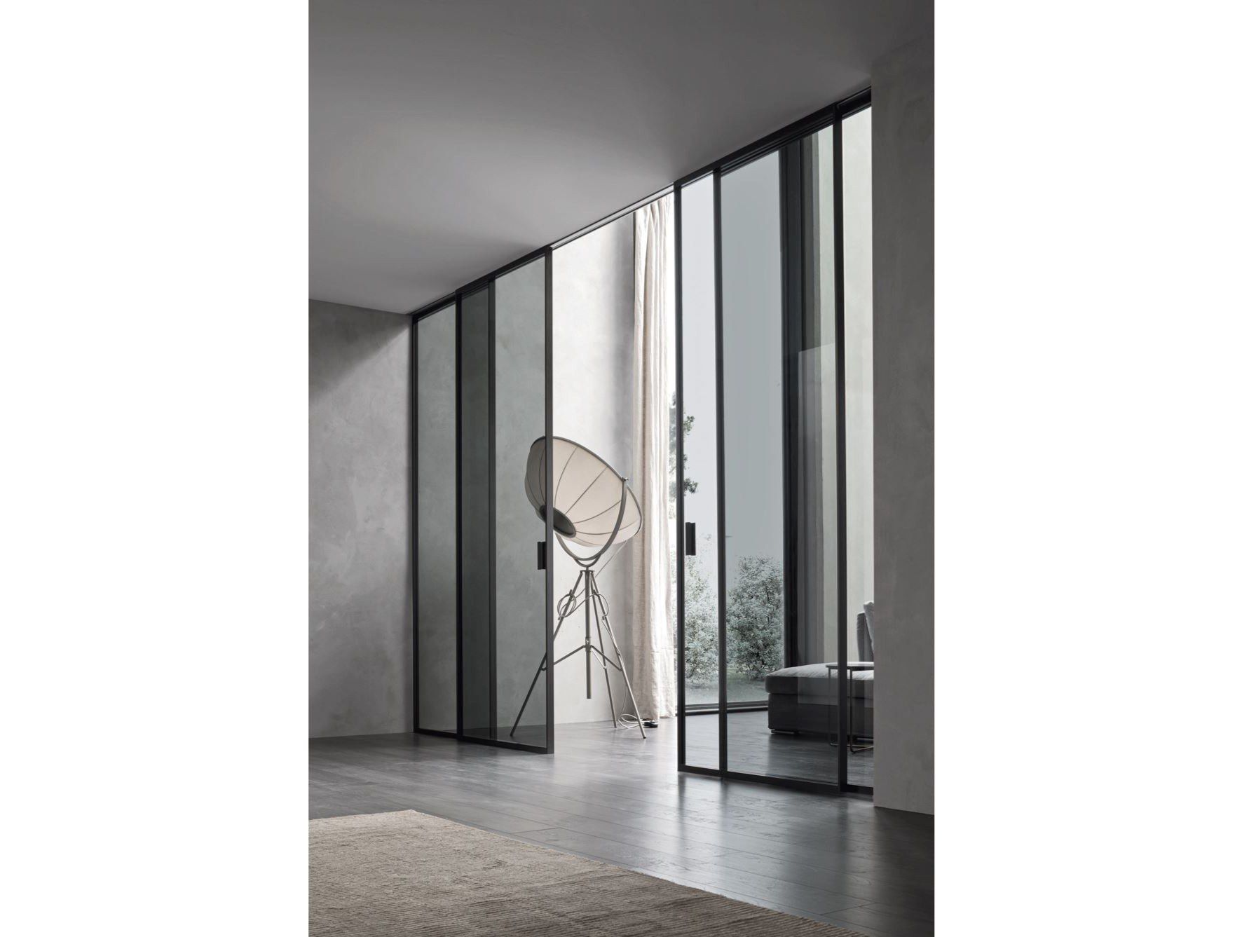 Стеклянная и алюминиевая дверь BLUINTERNI Quadro-Move ARCH-00145696