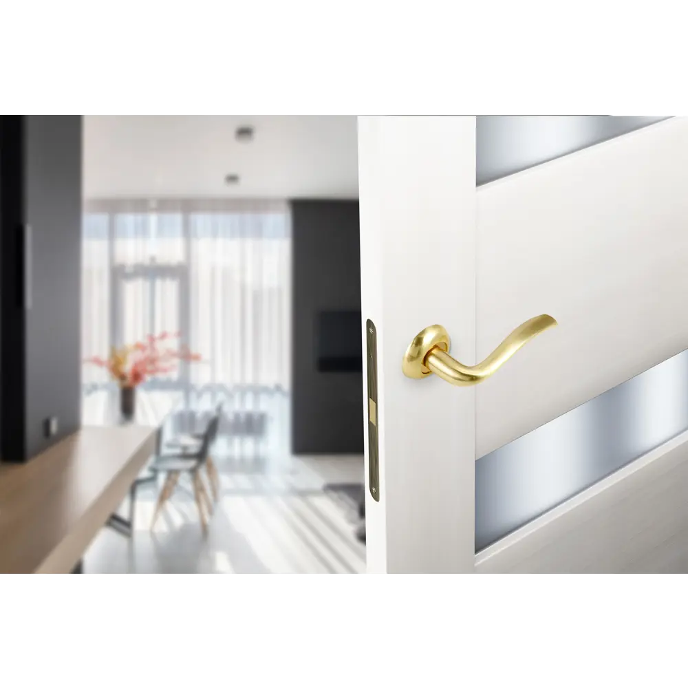 Дверные ручки EDSON EDS-65H-R1 в золотом исполнении 85170622 STLM-0059421 - Вид №5