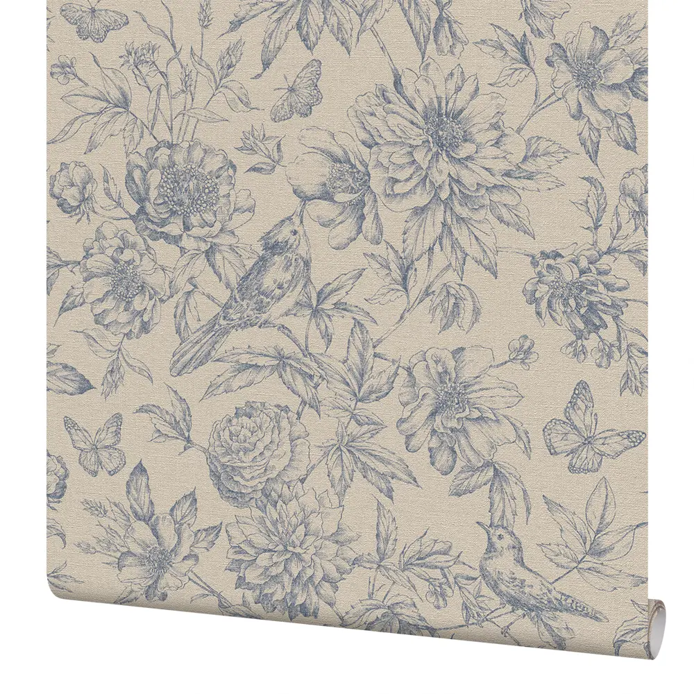 Обои флизелиновые Rasch Florentine синие 0.53 м 449471 18643629 STLM-2209759