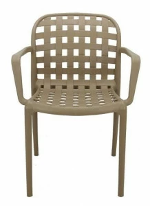 Стул с подлокотниками латте Olimpia L BRADEX HOME  00-3973927 Коричневый