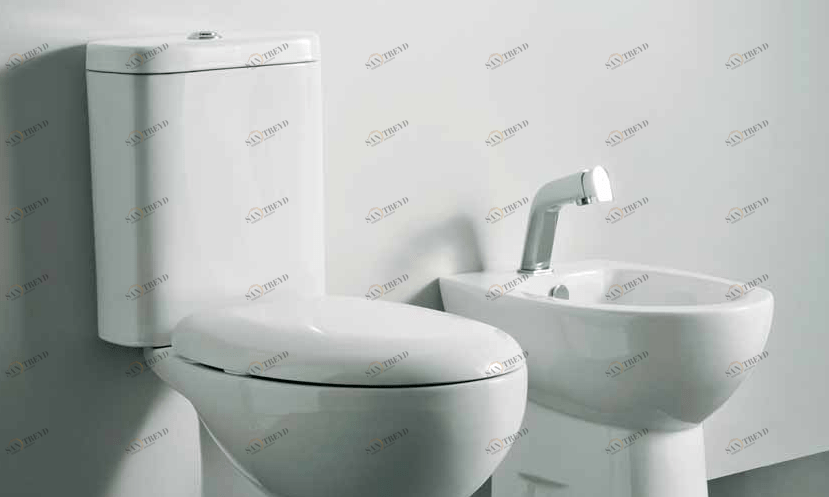 40021 Приставной унитаз напольный Зеленый Althea Ceramica Contract Fly Италия