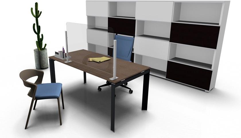 STUDIO T Перегородка стола из метакрилата с ножками Inuno sun-id-1495234 - Вид №1