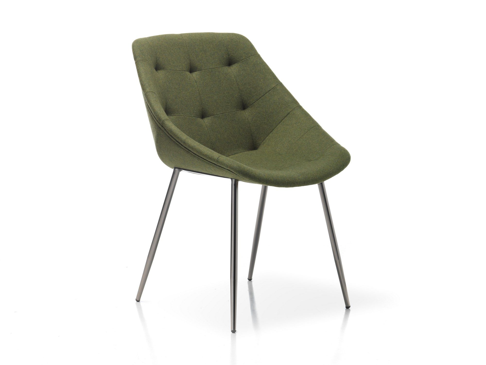 Стул из мягкой ткани со стальными ножками SITIA MISS LILY ARCH-00018774 - Вид №1