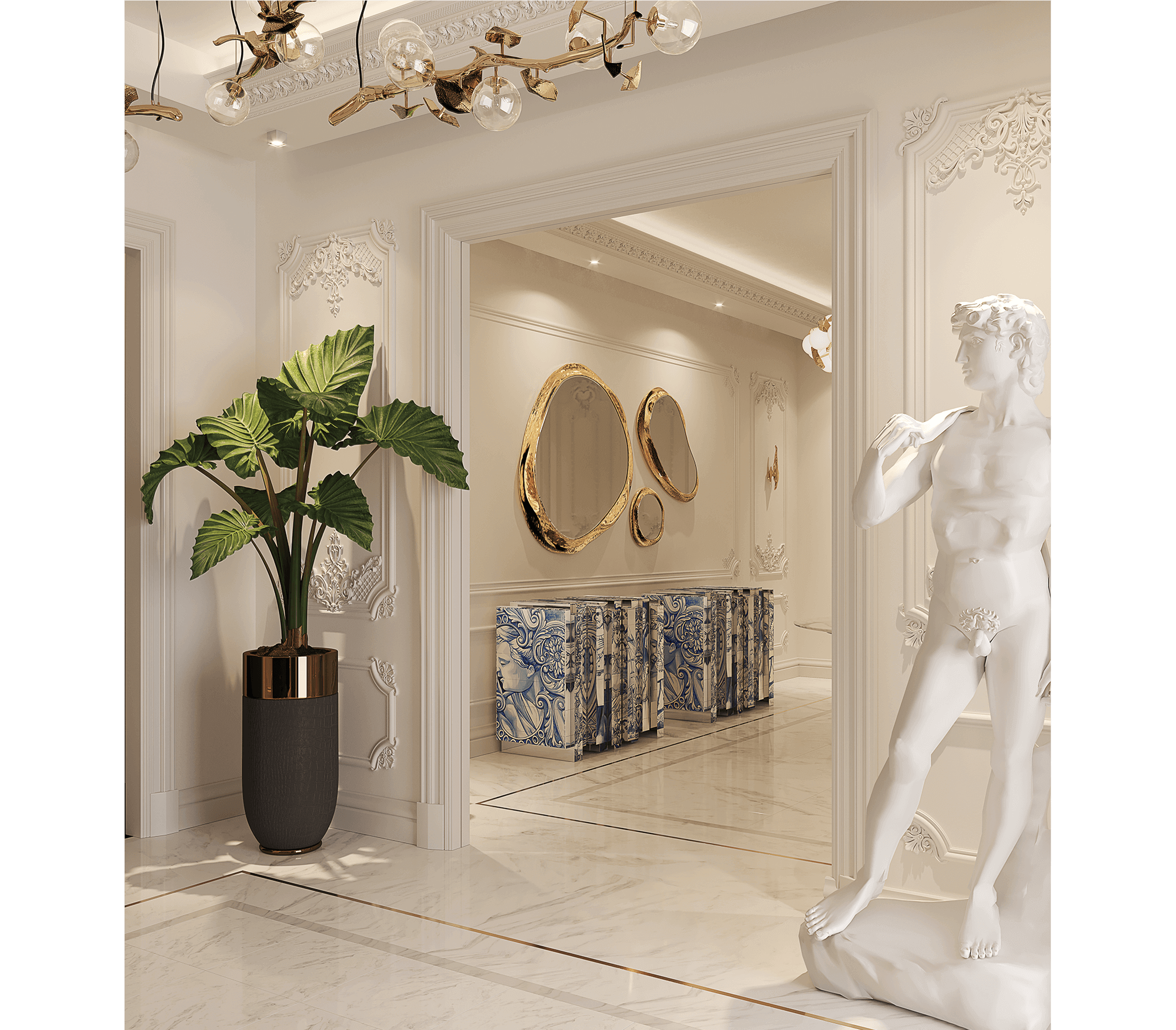 0-118 Гало зеркало Boca Do Lobo  - Вид №9