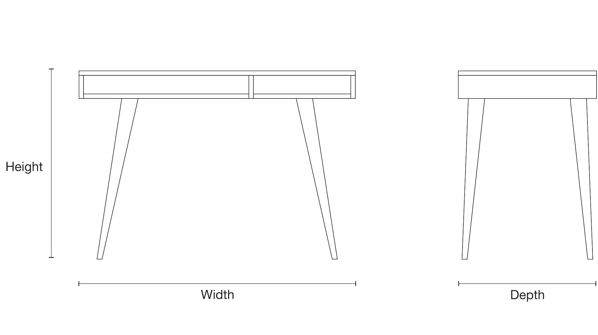 Деревянный прямоугольный стол с ящиками Case CELINE ARCH-00072447 - Вид №40