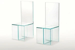 Glas Italia Хрустальный стул с высокой спинкой  Meb01